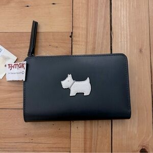 NWT Radley London medium bifold wallet, dark blue